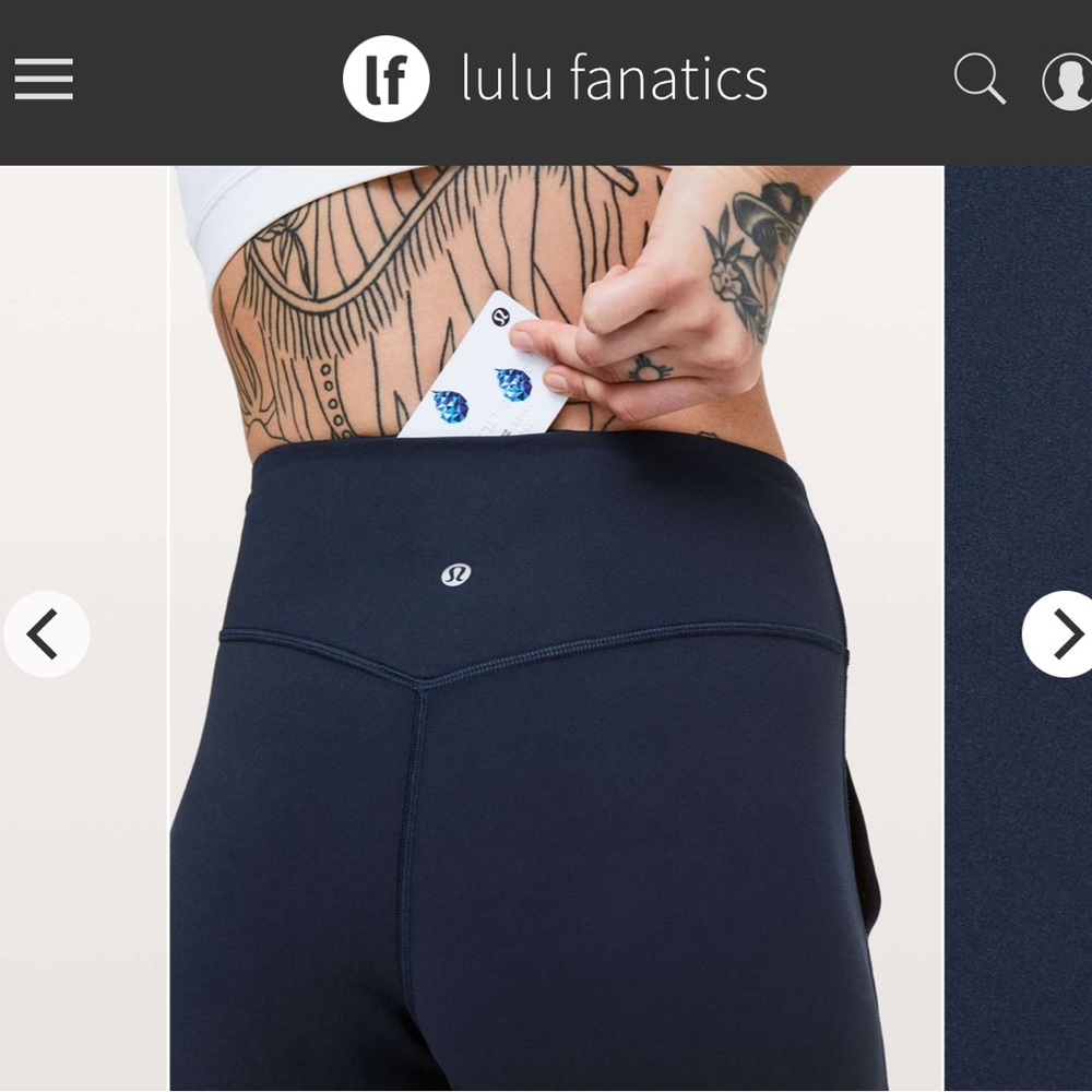 Lululemon Align High-Rise Jogger 28” True Navy Size 4 GUC
True Navy - Picture 3 of 11